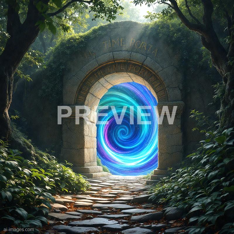 15308 - 12-the-time-portal-an-ancient-cracked-stone-portal-in_250706003147_00001